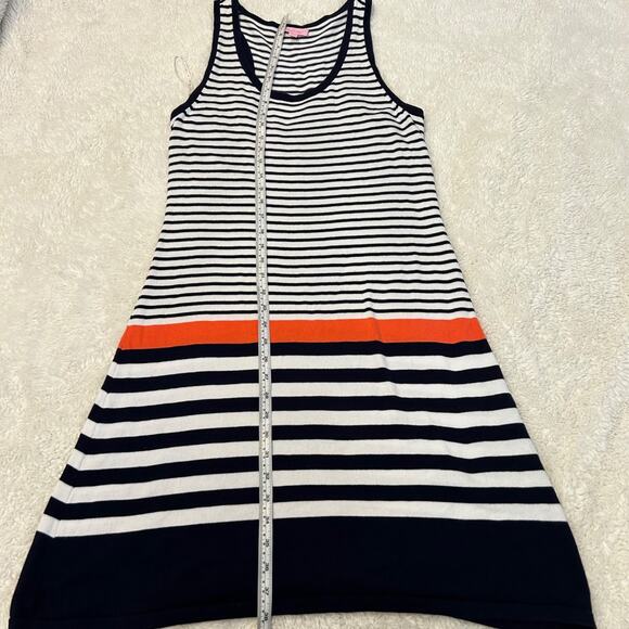 Lilly Pulitzer Women XL Stripe Stanton Knit Dress Nautical Yacht Beach Coverup - Picture 5 of 7
